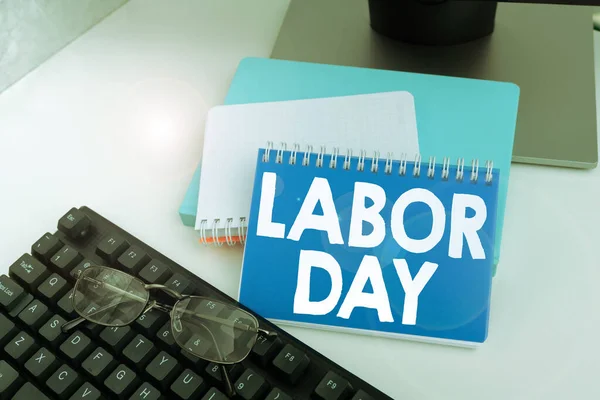 Handwriting text Labor Day, Word for an annual holiday to celebrate the achievements of workers