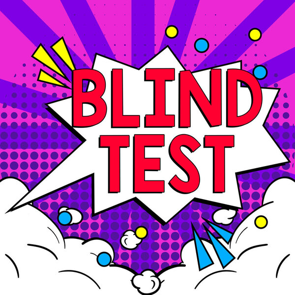 Знак, показывающий слепой тест, Обзор бизнеса Социальная вовлеченность с человеком, которого раньше не встречал