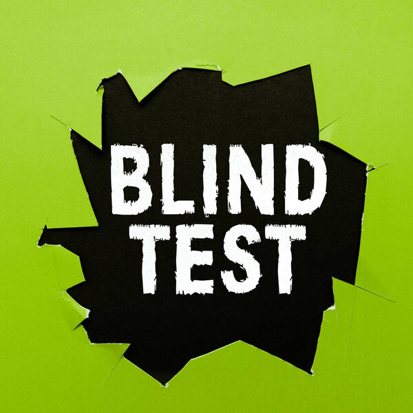 Ручной знак Слепой тест, Обзор бизнеса Социальная вовлеченность с человеком, которого раньше не встречал