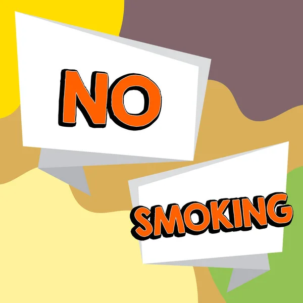 Exibição Conceitual Smoking Abordagem Empresarial Usando Tabaco Proibida Neste Lugar — Fotografia de Stock