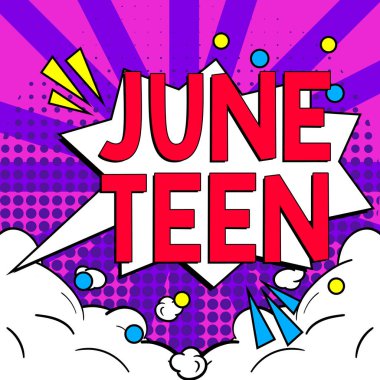 Yazı başlığı: Haziran Gençliği, Amerika Birleşik Devletleri 'nde köleliğin sona erdiği yasal bayram.