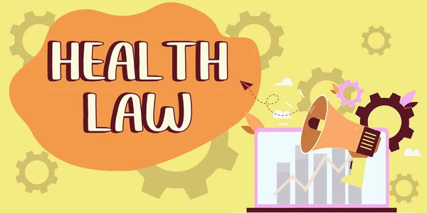 Conceptual Display Health Law Business Idea Law Provide Legal Guidelines — Φωτογραφία Αρχείου