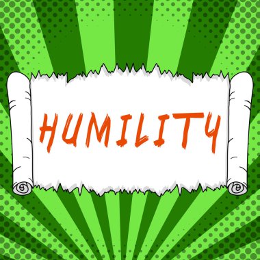 Alçakgönüllülük, kavramsal fotoğrafın mütevazı olması, kendini üstün görmemek için bir erdemdir.