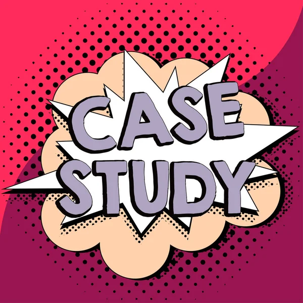 Handwriting Text Case Study Business Approach Subject Matter Discussed Related — Stok fotoğraf
