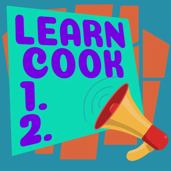 Handwriting Text Learn Cook Word Written Gaining Knowledge Acquiring Skills — 图库照片