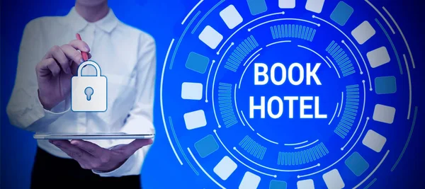 Conceptual Display Book Hotel Business Approach Arrangement You Make Have — Zdjęcie stockowe