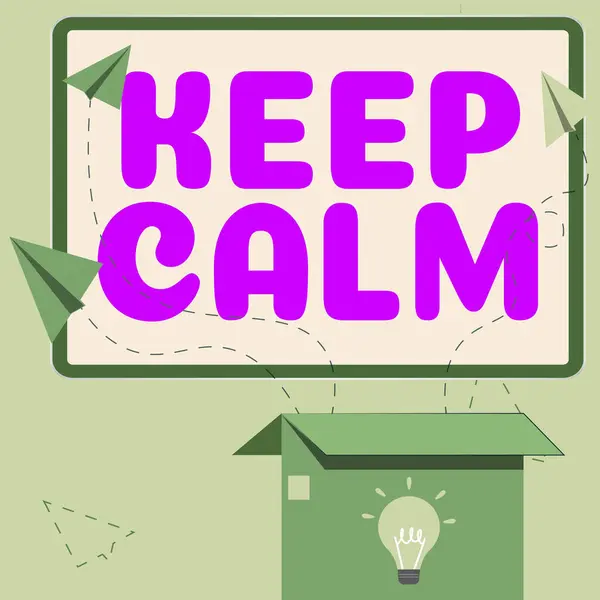 Conceptual Display Keep Calm Internet Concept Get Emotionally Invested Situations — Photo