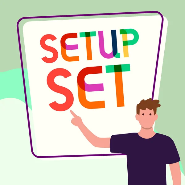 Inspiration Showing Sign Setup Set Business Concept Manner Position Direction — Stockfoto