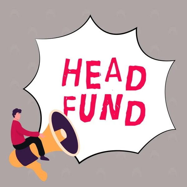 Handwriting Text Head Fund Word Pools Capital Accredited Investors Institutional — Φωτογραφία Αρχείου
