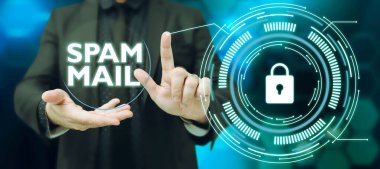 Handwriting text Spam Mail, Conceptual photo Intrusive advertising Inappropriate messages sent on the Internet