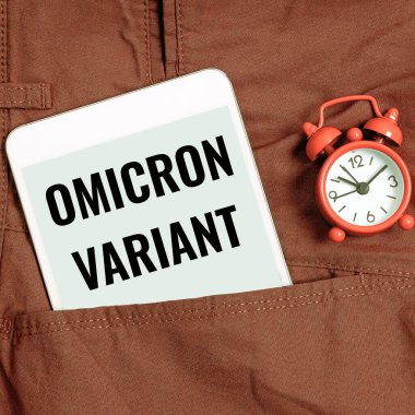 Yeni bir tür koronavirüsün yol açtığı hafif ve şiddetli solunum hastalıklarını gösteren Omicron Sapması, İnternet kavramı