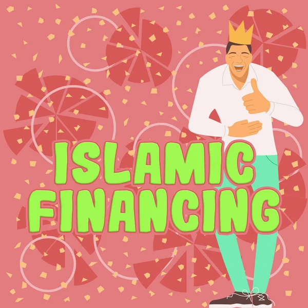 Visualización Conceptual Financiación Islámica Enfoque Empresarial Actividad Bancaria Inversión Que —  Fotos de Stock