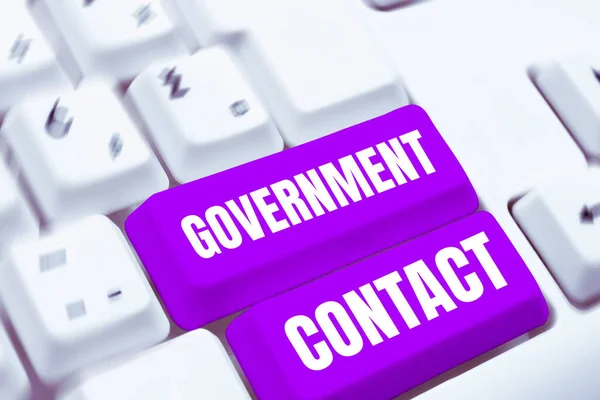 Inspiration Showing Sign Government Contact Business Showcase Debt Security Issued — Fotografia de Stock