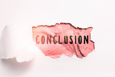 Kavramsal görüntü Sonuç, İş Genel Görünümü Analiz Sonuçları Bir olay veya sürecin Sonu