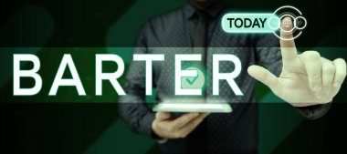 Bir ürünü başka bir mal veya hizmetle takas ederek 