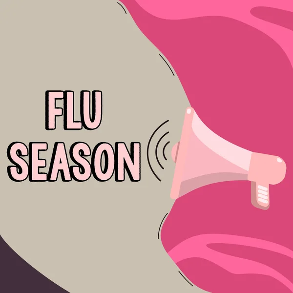 Conceptual Display Flu Season Business Overview Time Year Specially Winter — Foto de Stock