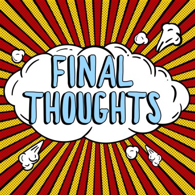 El yazısı imzası Son Düşünceler, Kavram anlamı Son Analiz Önerileri Fikir Finali