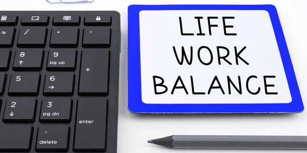 Text sign showing Life Work Balance, Business approach stability person needs between his job and personal time