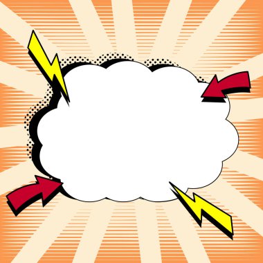 Comics Design Frames. Photo Frame Set With Boom Bubbles For Design Collage