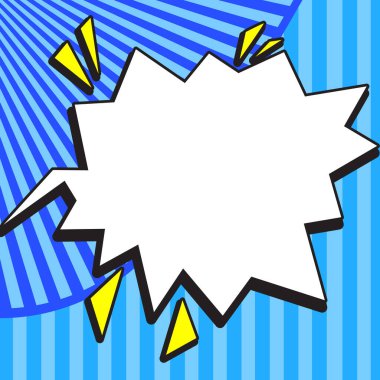 Comics Design Frames. Photo Frame Set With Explosion For Add Collage