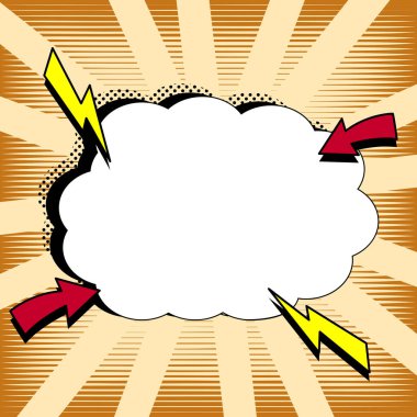 Comics Design Frames. Photo Frame Set With Boom Bubbles For Design Collage