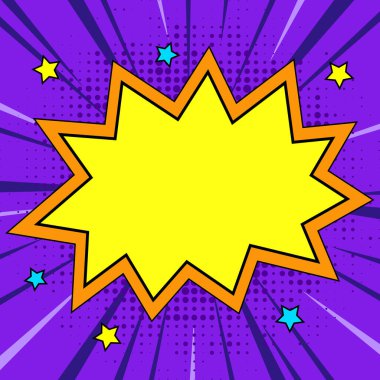 Comics Design Frames. Photo Frame Set With Explosion For Add Collage