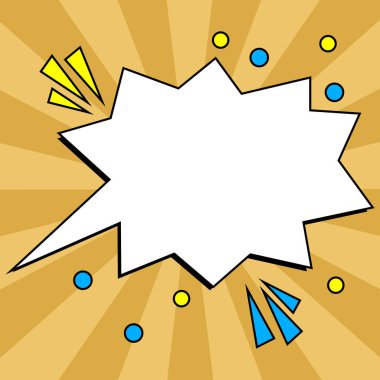 Comics Design Frames. Photo Frame Set With Boom Bubbles For Design Collage