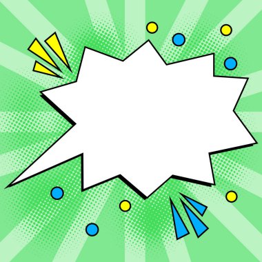 Comics Design Frames. Photo Frame Set With Boom Bubbles For Design Collage