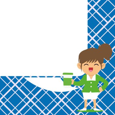 Eğitmen Kupa Tutarken İşaret Çubuğu Çizer.