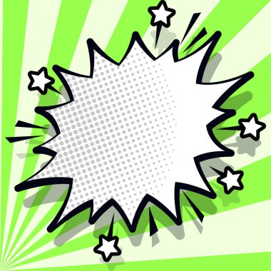 Comics Design Frames. Photo Frame Set With Explosion For Add Collage