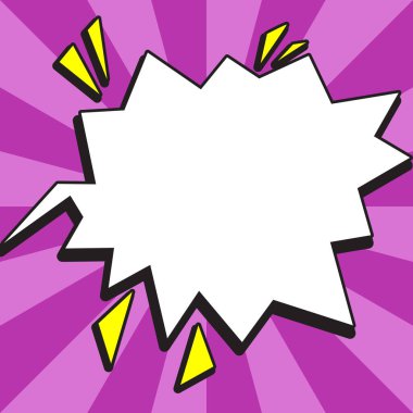 Comics Design Frames. Photo Frame Set With Boom Bubbles For Design Collage