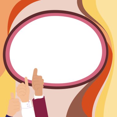 Big finger raised up pointing to whiteboard with important information.