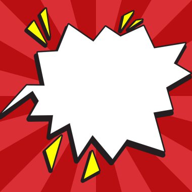 Comics Design Frames. Photo Frame Set With Boom Bubbles For Design Collage