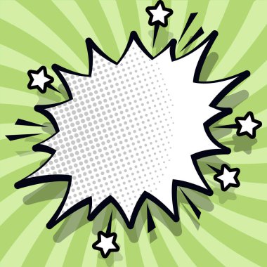 Comics Design Frames. Photo Frame Set With Boom Bubbles For Design Collage