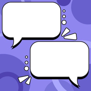 Comics Design Frames. Photo Frame Set With Boom Bubbles For Design Collage