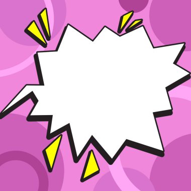 Comics Design Frames. Photo Frame Set With Boom Bubbles For Design Collage