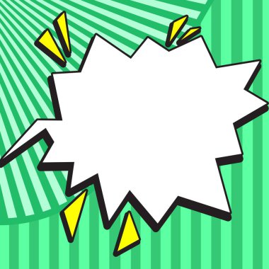 Comics Design Frames. Photo Frame Set With Explosion For Add Collage