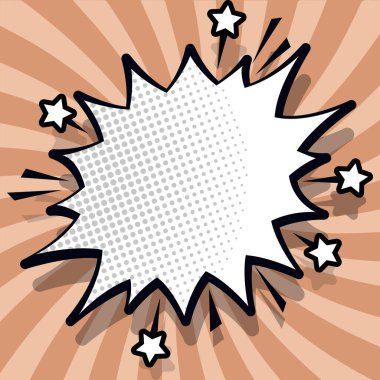 Comics Design Frames. Photo Frame Set With Boom Bubbles For Design Collage