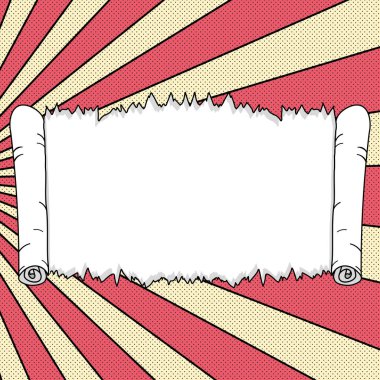 Comic Speech Bubble With Copy Space And Doodles. Empty Explosion Template