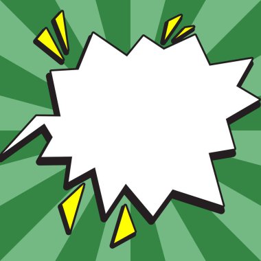 Comics Design Frames. Photo Frame Set With Explosion For Add Collage