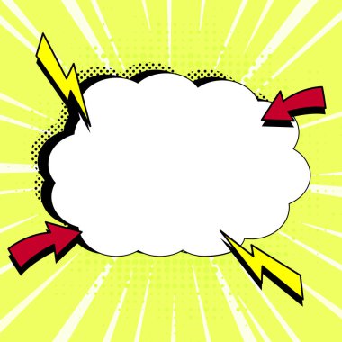 Comics Design Frames. Photo Frame Set With Boom Bubbles For Design Collage