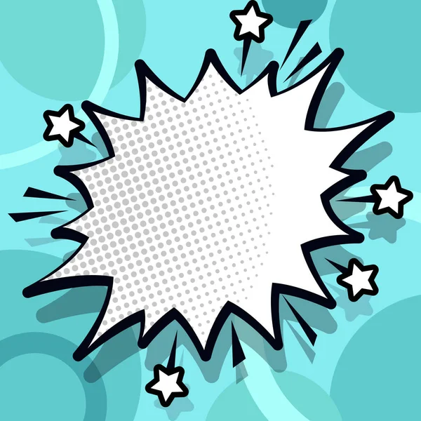 Speech Bubble With Copy Space Over Background. Template Framework For Ads