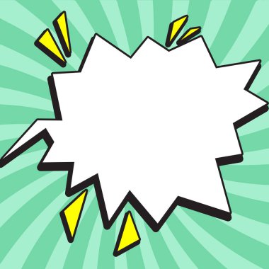 Comics Design Frames. Photo Frame Set With Explosion For Add Collage