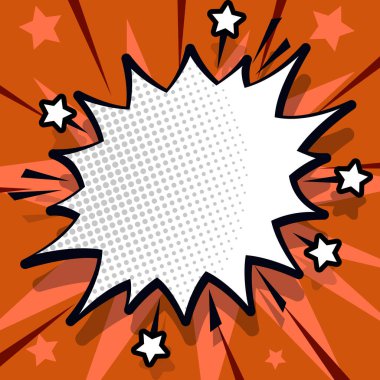 Comics Design Frames. Photo Frame Set With Explosion For Add Collage