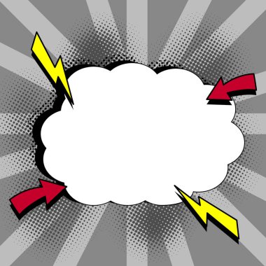 Comics Design Frames. Photo Frame Set With Explosion For Add Collage