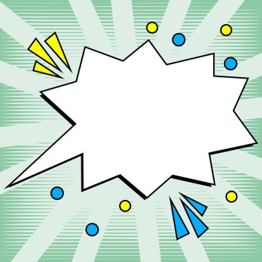 Comics Design Frames. Photo Frame Set With Explosion For Add Collage