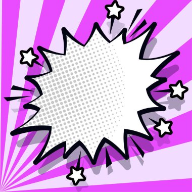 Comics Design Frames. Photo Frame Set With Explosion For Add Collage