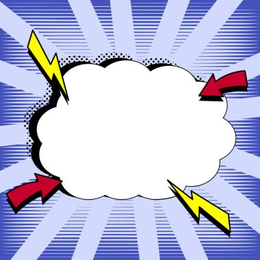 Comics Design Frames. Photo Frame Set With Boom Bubbles For Design Collage