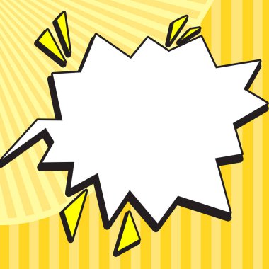 Comics Design Frames. Photo Frame Set With Explosion For Add Collage