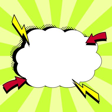 Comics Design Frames. Photo Frame Set With Explosion For Add Collage